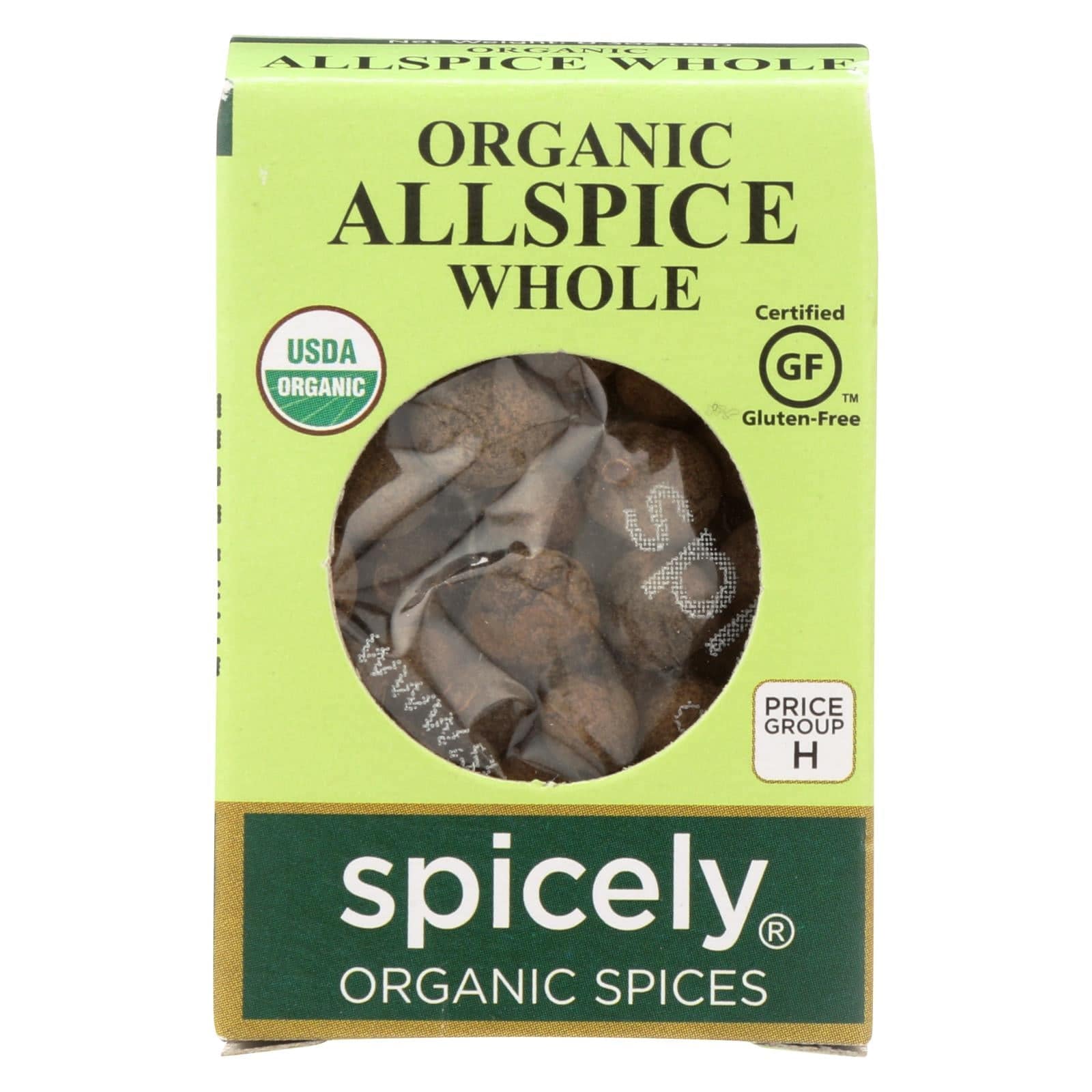 Spicely Organics - Organic Allspice - Whole - Case Of 6 - 0.3 Oz. | OnlyNaturals.us