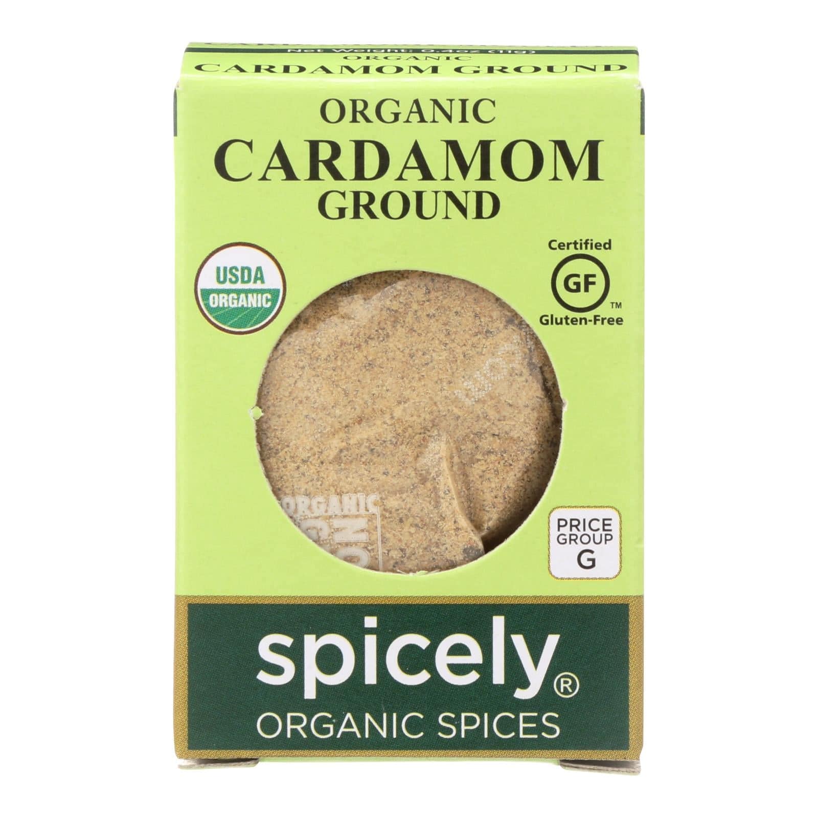 Spicely Organics - Organic Cardamom - Ground - Case Of 6 - 0.4 Oz. | OnlyNaturals.us