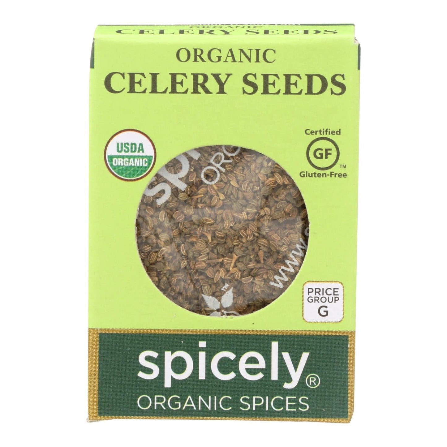 Spicely Organics - Organic Celery Seeds - Case Of 6 - 0.35 Oz. | OnlyNaturals.us