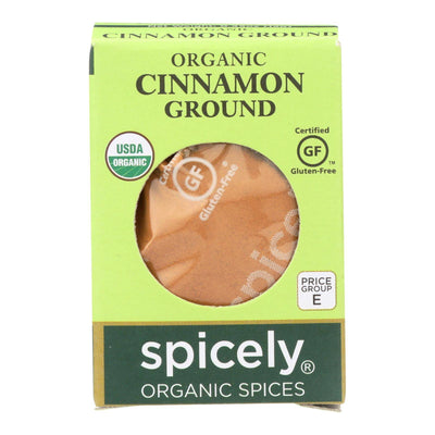 Spicely Organics - Organic Cinnamon - Ground - Case Of 6 - 0.45 Oz. | OnlyNaturals.us
