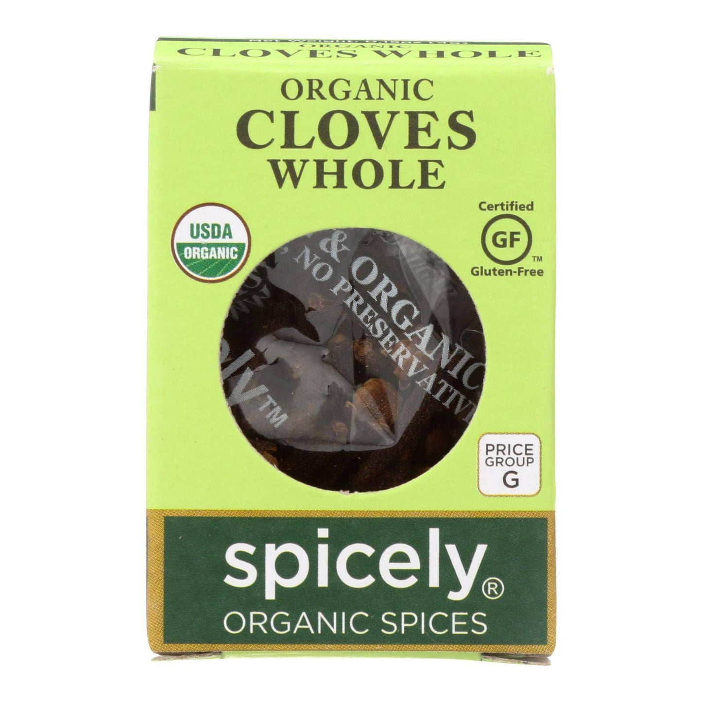 Spicely Organics - Organic Cloves - Whole - Case Of 6 - 0.15 Oz. | OnlyNaturals.us