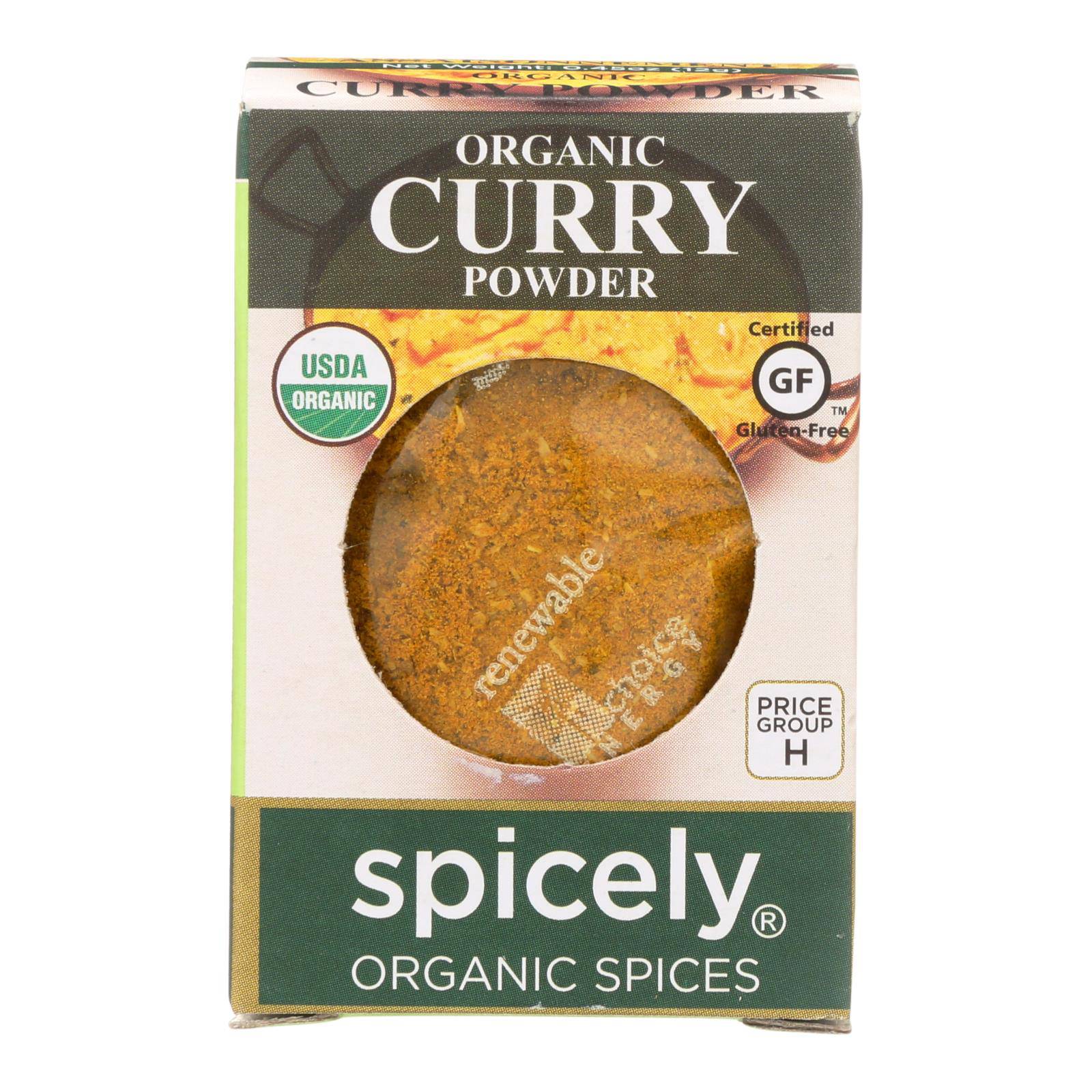 Buy Spicely Organics - Organic Curry Powder - Case Of 6 - 0.45 Oz.  at OnlyNaturals.us