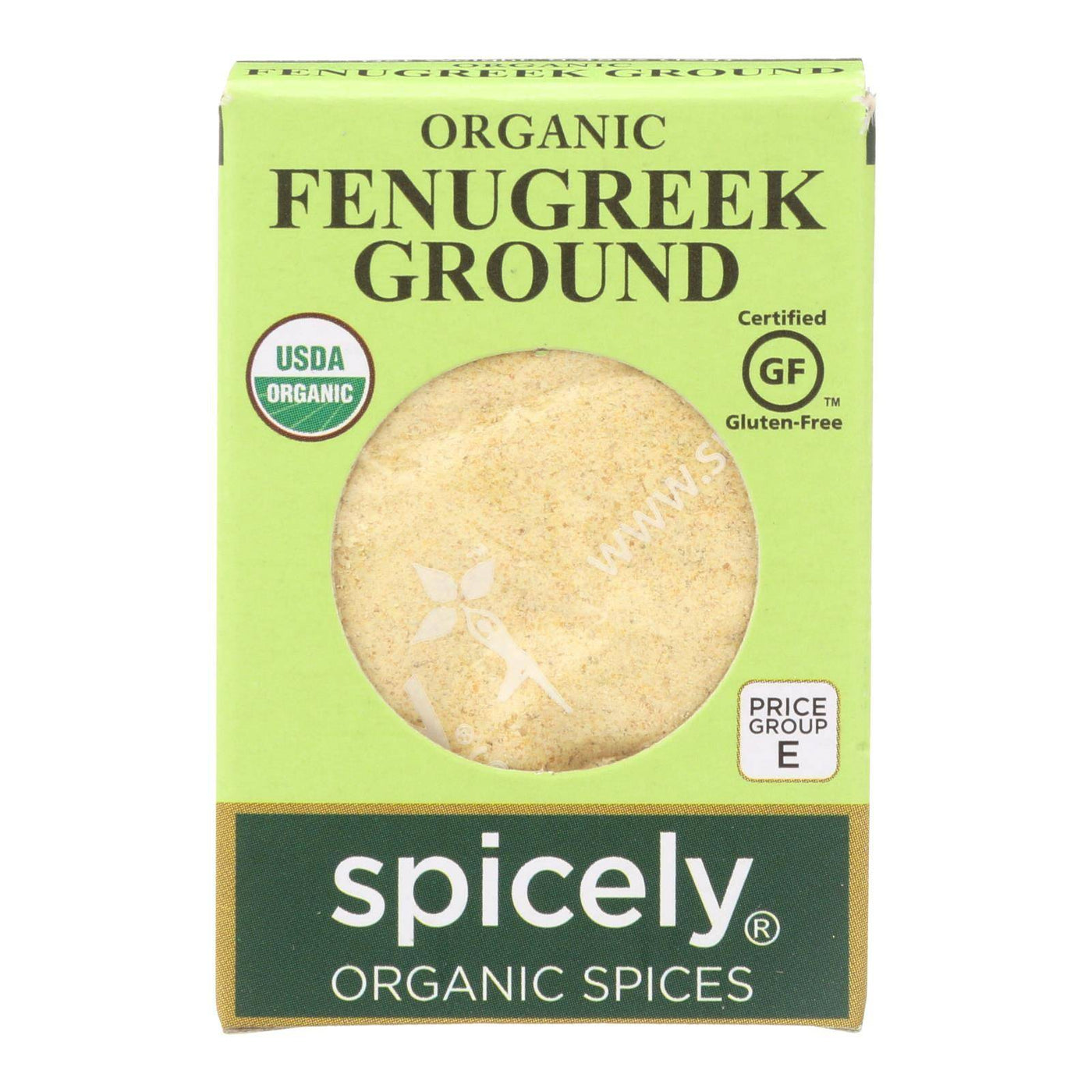 Buy Spicely Organics - Organic Fenugreek - Ground - Case Of 6 - 0.45 Oz.  at OnlyNaturals.us