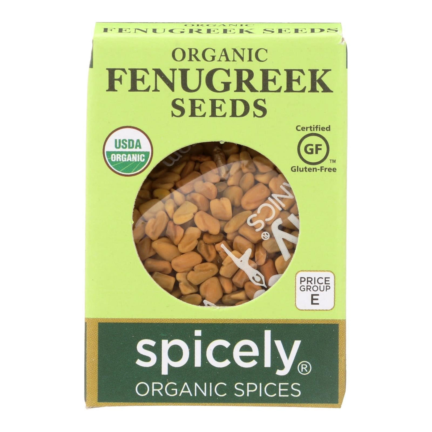 Buy Spicely Organics - Organic Fenugreek Seeds - Case Of 6 - 0.45 Oz.  at OnlyNaturals.us