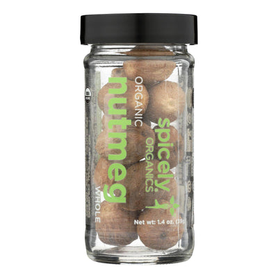 Spicely Organics - Organic Nutmeg - Whole - Case Of 3 - 1.4 Oz. | OnlyNaturals.us