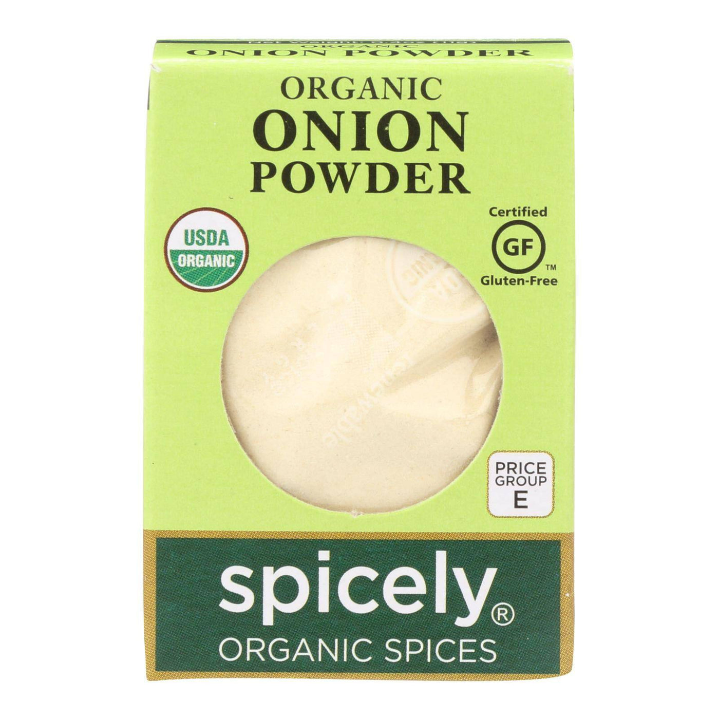 Buy Spicely Organics - Organic Onion Powder - Case Of 6 - 0.4 Oz.  at OnlyNaturals.us
