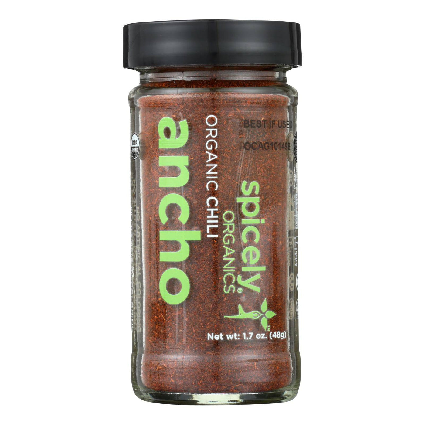 Spicely Organics - Organic Org Chili Ancho Ground - Case Of 3 - 1.7 Oz. | OnlyNaturals.us