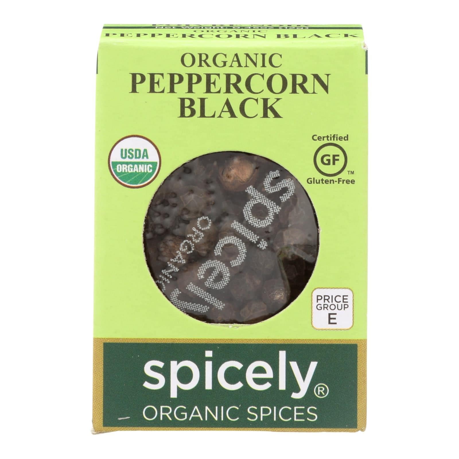Buy Spicely Organics - Organic Peppercorn - Black - Case Of 6 - 0.45 Oz.  at OnlyNaturals.us