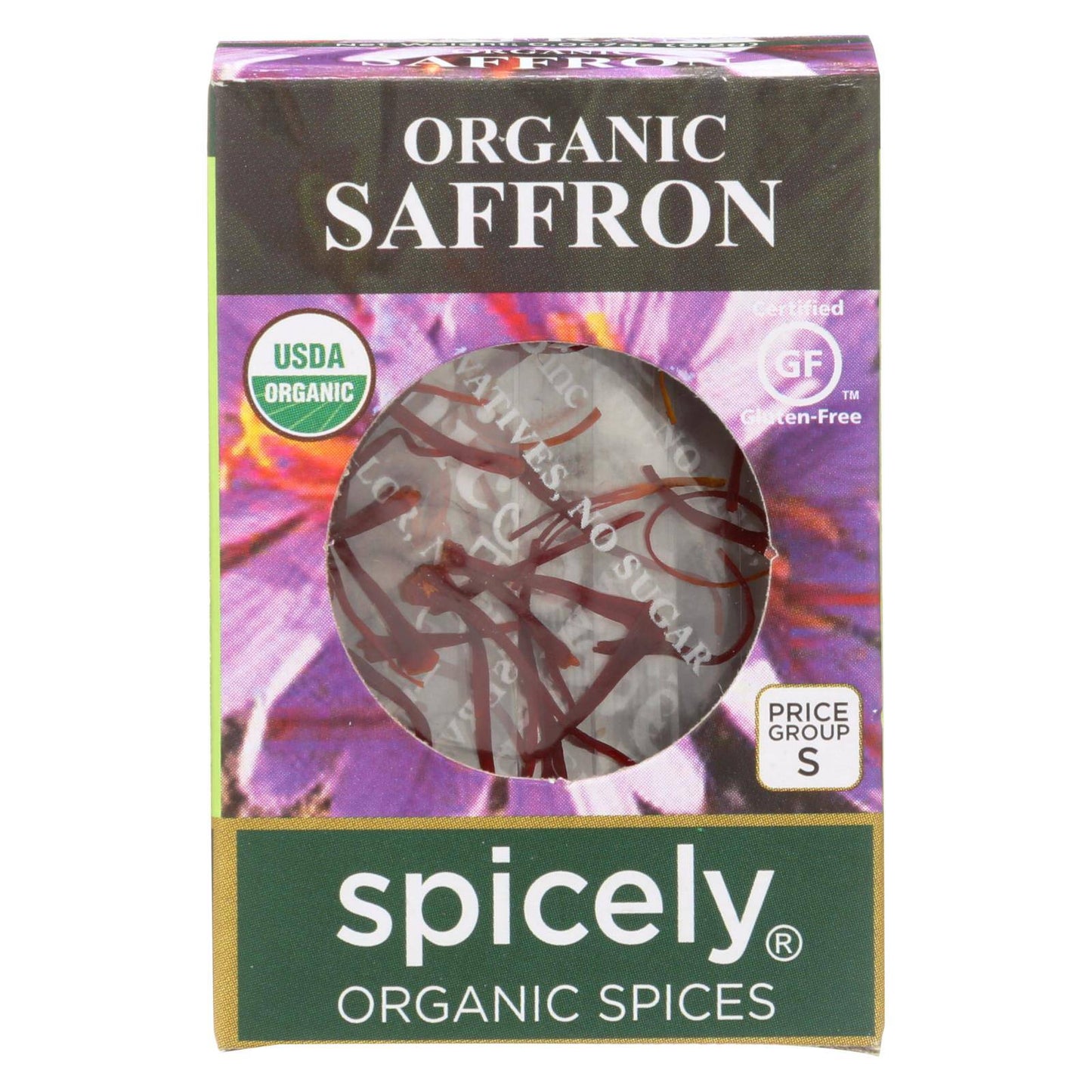 Buy Spicely Organics - Organic Saffron - Case Of 6 - 0.007 Oz.  at OnlyNaturals.us