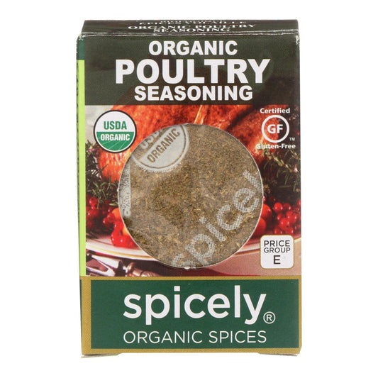 Spicely Organics - Organic Seasoning - Poultry - Case Of 6 - 0.35 Oz. | OnlyNaturals.us