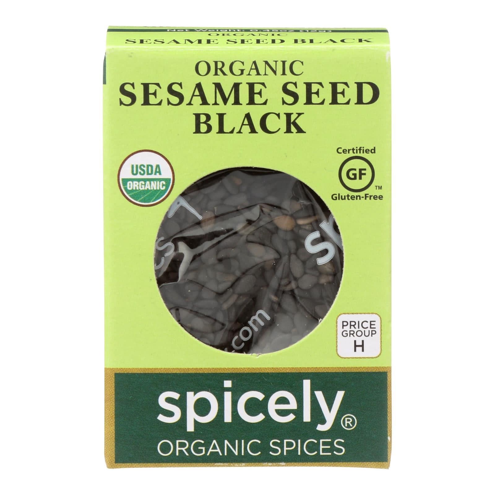 Buy Spicely Organics - Organic Sesame Seed - Black - Case Of 6 - 0.45 Oz.  at OnlyNaturals.us