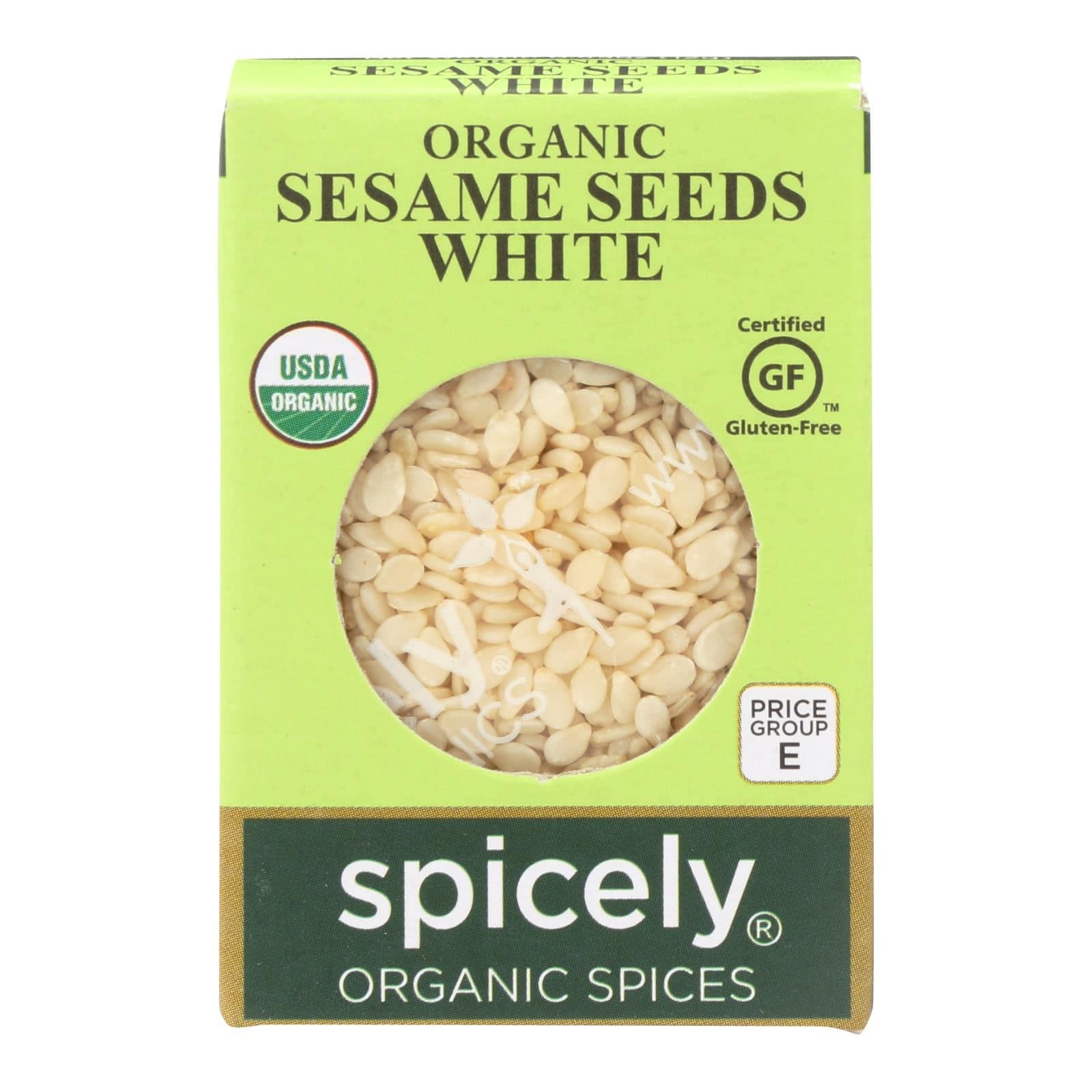 Buy Spicely Organics - Organic Sesame Seed - White - Case Of 6 - 0.45 Oz.  at OnlyNaturals.us