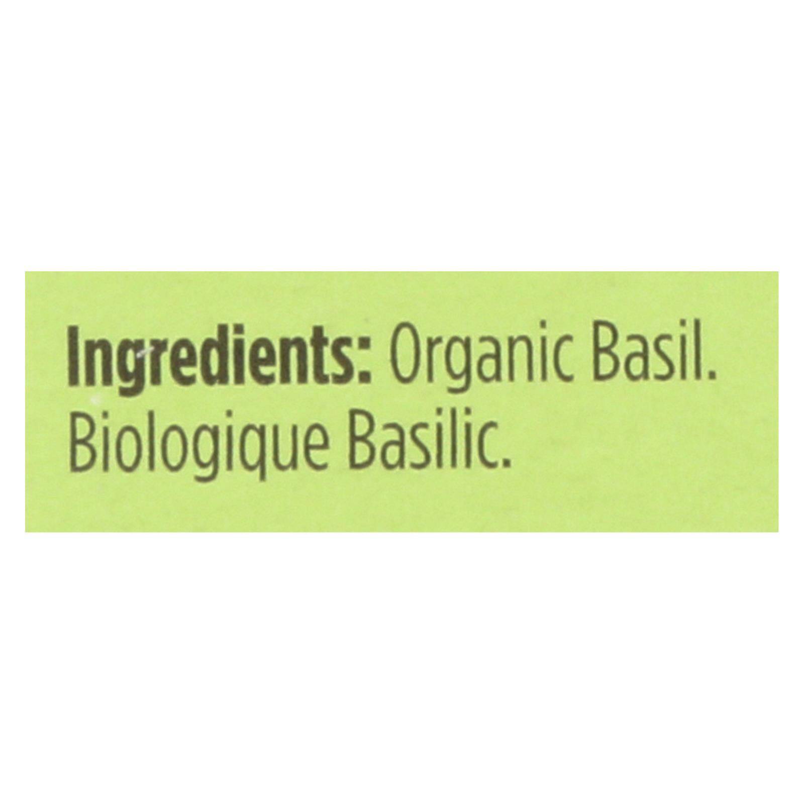 Spicely Organics - Organic Basil - Case Of 6 - 0.1 Oz. | OnlyNaturals.us
