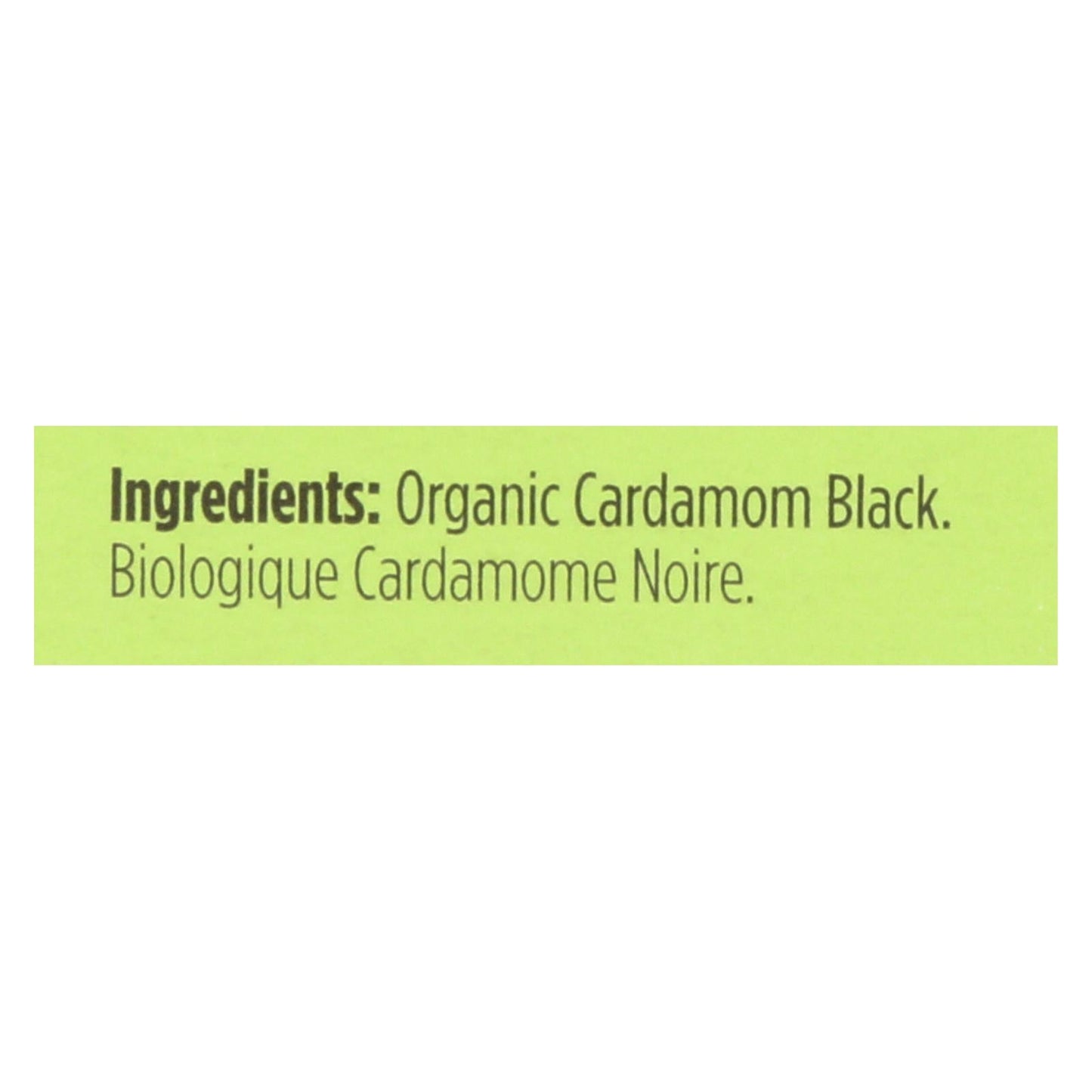 Spicely Organics - Organic Cardamom Pods - Black - Case Of 6 - 0.2 Oz. | OnlyNaturals.us