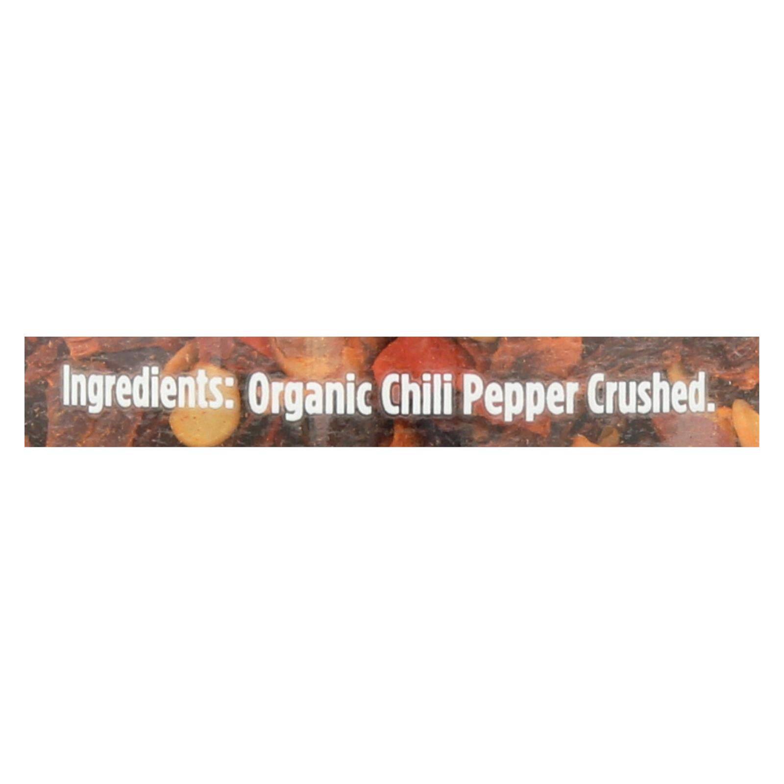 Spicely Organics - Organic Chili - Crushed - Case Of 3 - 1.3 Oz. | OnlyNaturals.us