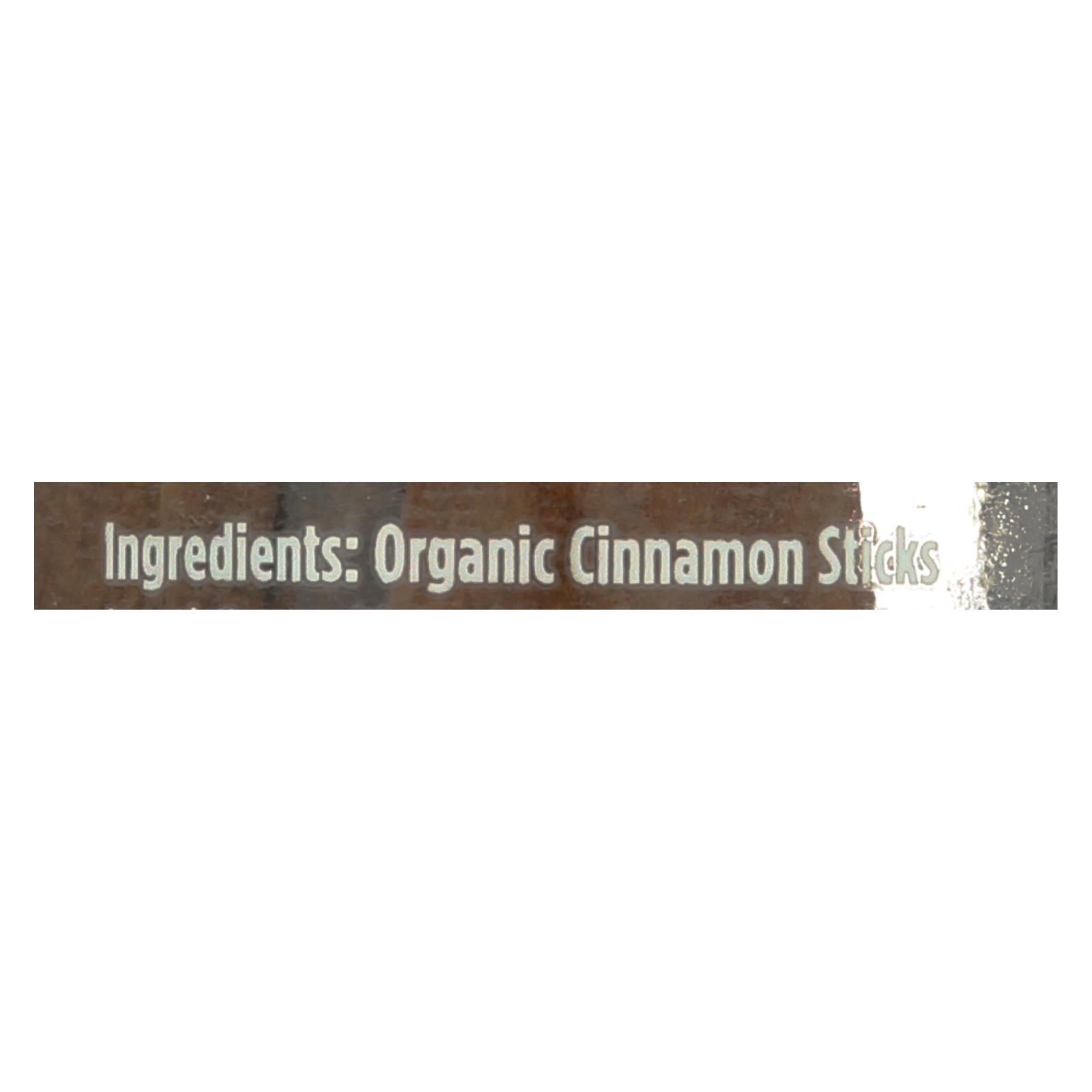 Spicely Organics - Organic Cinnamon - Sticks - Case Of 3 - 6 Count | OnlyNaturals.us