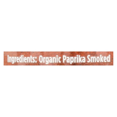 Spicely Organics - Organic Paprika - Smoked - Case Of 3 - 1.7 Oz. | OnlyNaturals.us