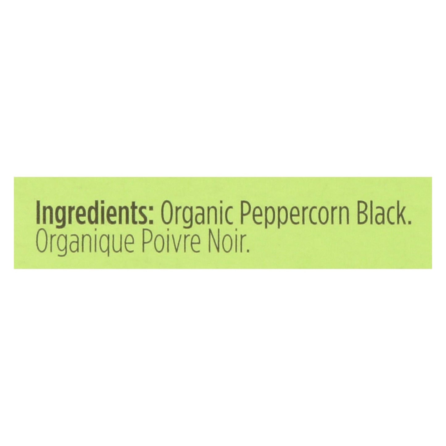 Buy Spicely Organics - Organic Peppercorn - Black - Case Of 6 - 0.45 Oz.  at OnlyNaturals.us