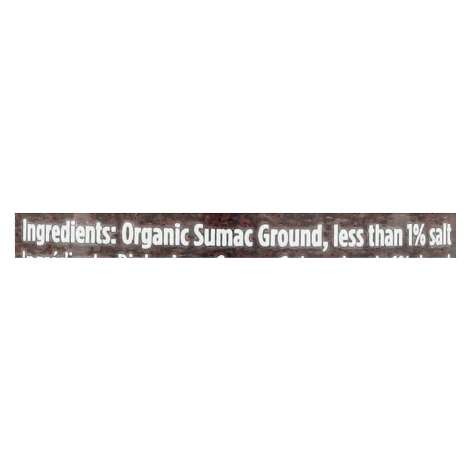 Spicely Organics - Organic Sumac - Case Of 3 - 2 Oz. | OnlyNaturals.us