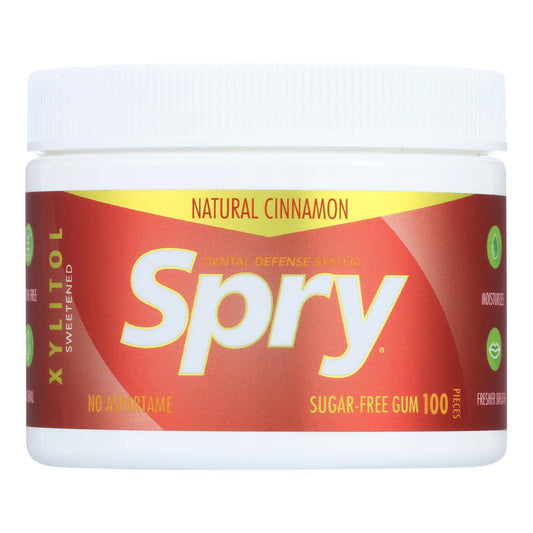 Buy Spry Chewing Gum - Xylitol - Cinnamon - 100 Count - 1 Each  at OnlyNaturals.us