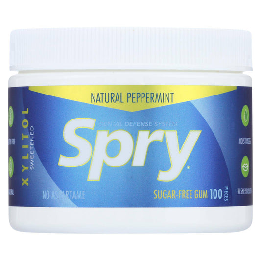 Buy Spry Chewing Gum - Xylitol - Peppermint - 100 Count - 1 Each  at OnlyNaturals.us