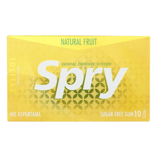 Buy Spry Xylitol Gums - Fresh Fruit - Case Of 20 - 10 Count  at OnlyNaturals.us