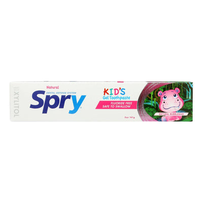 Spry - Tpaste Kids Bblgm Flrd Fr - 1 Each - 5 Oz | OnlyNaturals.us