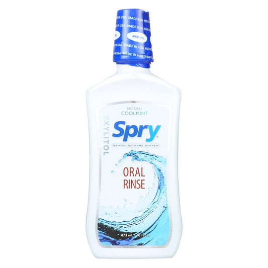 Buy Spry Natural Oral Rinse - Cool Mint - 16 Fl Oz.  at OnlyNaturals.us