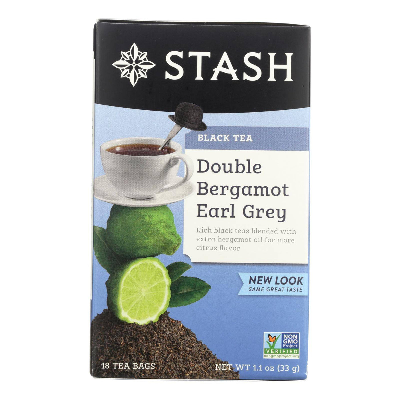 Stash Tea Earl Grey Black - Double Bergamot - Case Of 6 - 18 Bags | OnlyNaturals.us