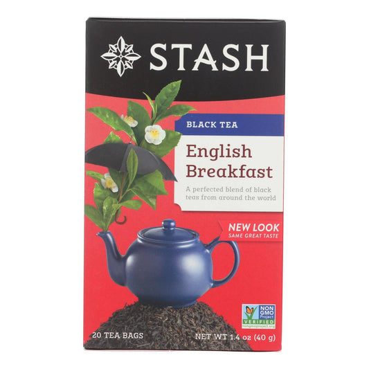 Buy Stash Tea English Breakfast Black Tea - Case Of 6 - 20 Bags  at OnlyNaturals.us