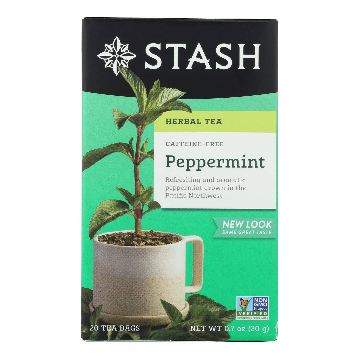 Stash Tea - Herbal - Peppermint - 20 Bags - Case Of 6 | OnlyNaturals.us