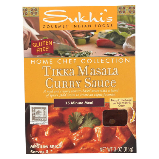 Sukhi's Gourmet Indian Food Tikka Masala Sauce - 3 Oz - Case Of 6 | OnlyNaturals.us