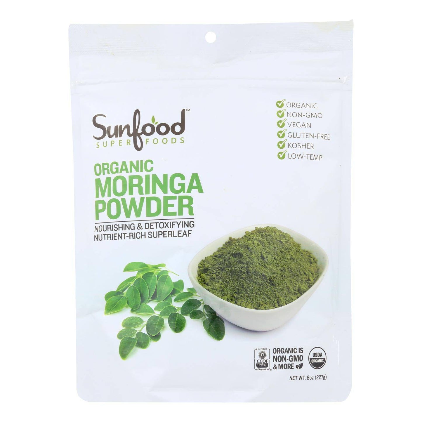 Buy Sunfood Superfoods Organic Moringa Powder - 1 Each - 8 Oz  at OnlyNaturals.us
