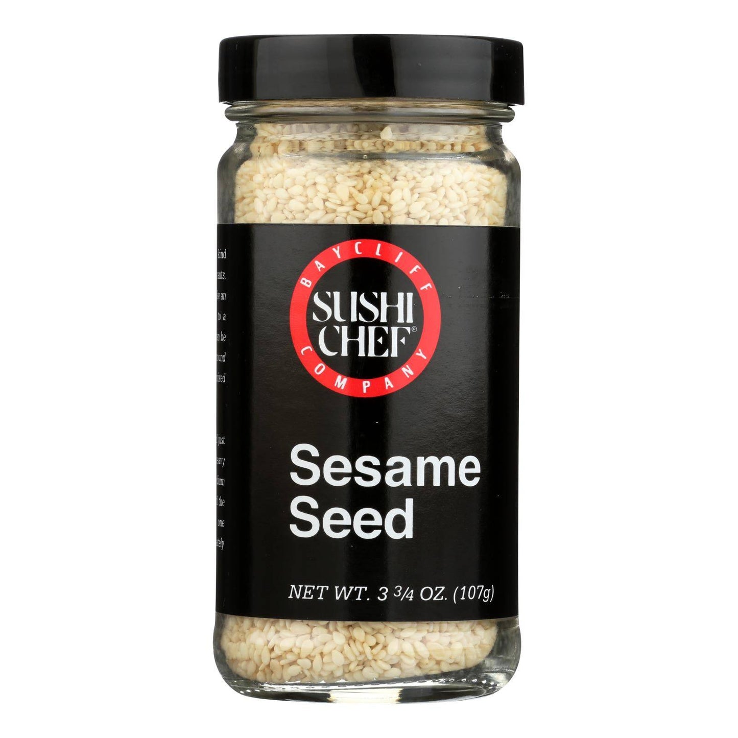 Buy Sushi Chef White Sesame Seeds - Case Of 12 - 3.75 Oz.  at OnlyNaturals.us