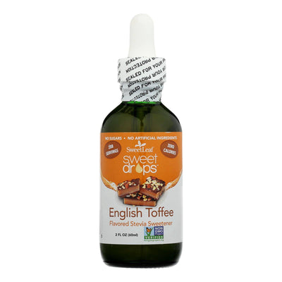 Sweet Leaf Sweet Drops Sweetener English Toffee - 2 Fl Oz | OnlyNaturals.us