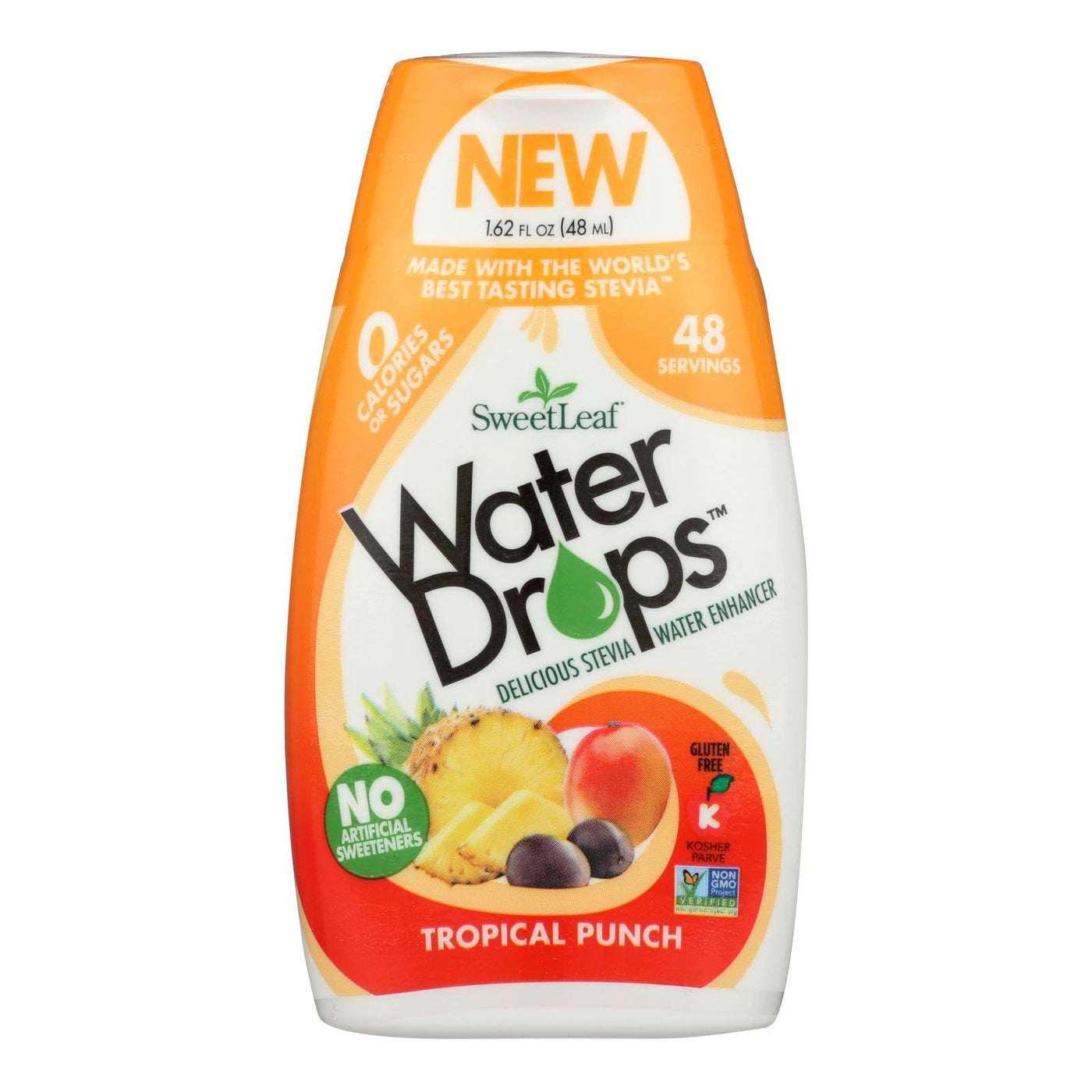Sweet Leaf Water Drops - Tropical Punch - 1.62 Fl Oz | OnlyNaturals.us