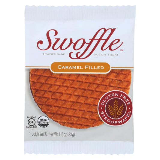 Swoffle Dutch Waffle - Original Caramel - Case Of 16 - 1.16 Oz. | OnlyNaturals.us