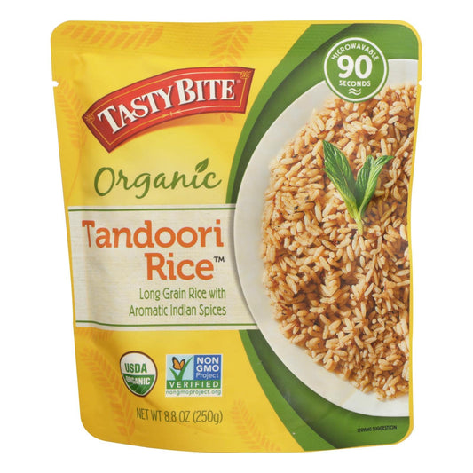 Tasty Bite Ready To Eat Tandoori Rice  - Case Of 6 - 8.8 Oz | OnlyNaturals.us