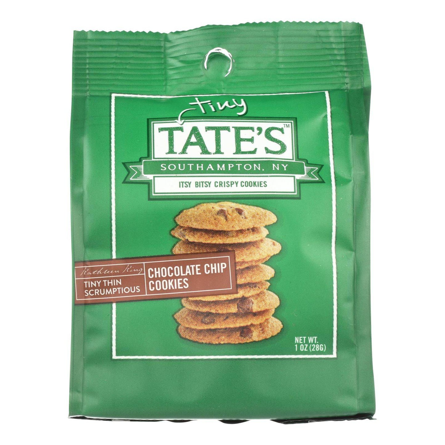 Buy Tate's Bake Shop Itsy Bitsy Crispy Chocolate Chip Cookies  - Case Of 12 - 1 Oz  at OnlyNaturals.us