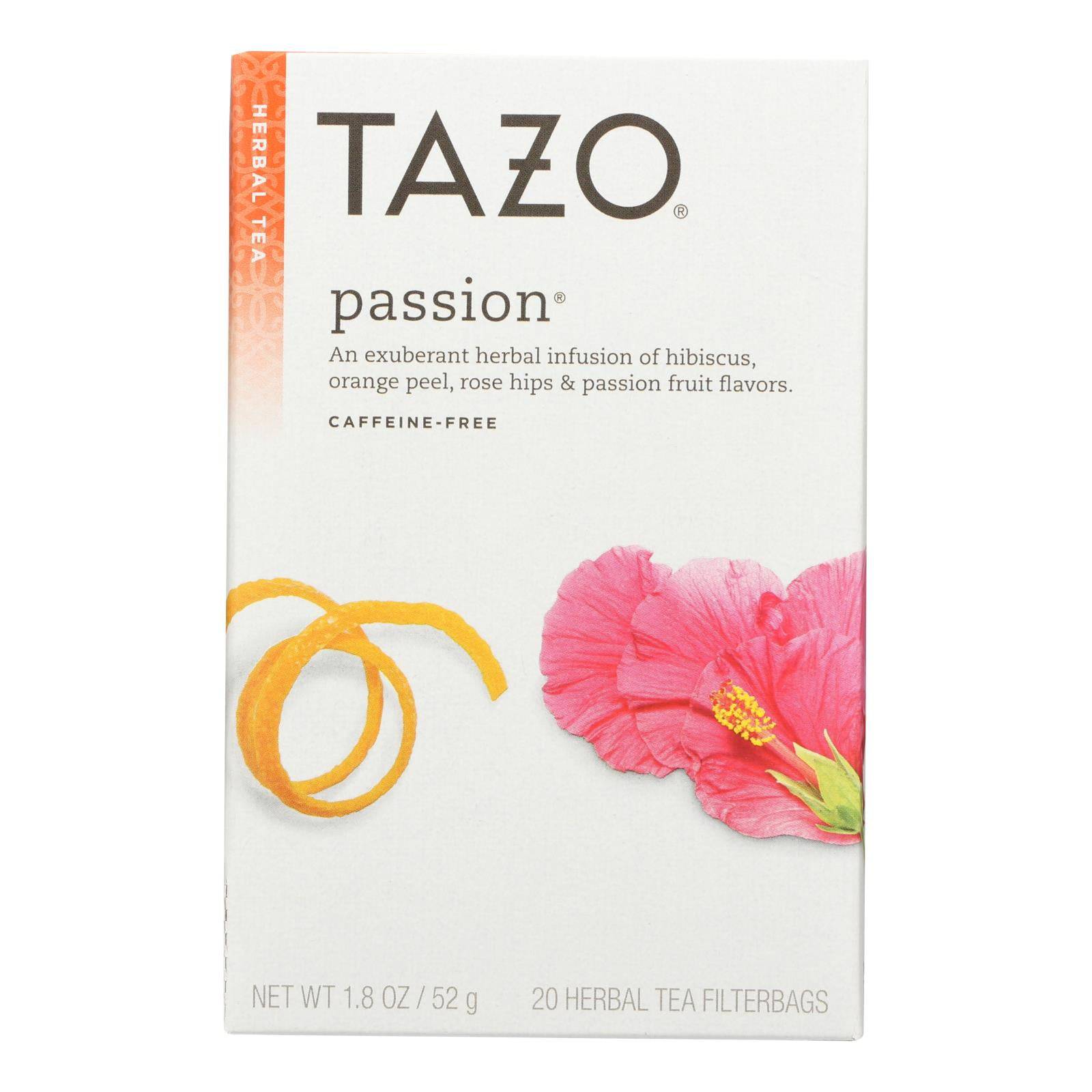 Buy Tazo Tea Herbal Tea - Passion - Case Of 6 - 20 Bag  at OnlyNaturals.us