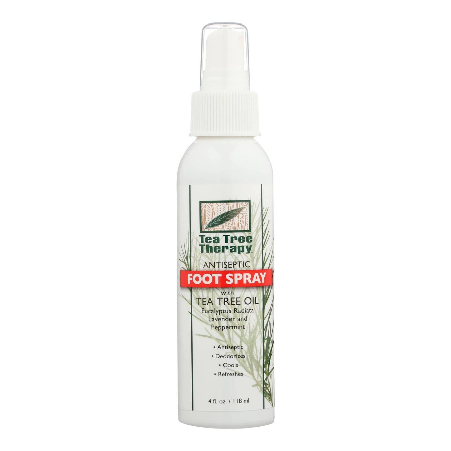 Tea Tree Therapy - Foot Spray Antiseptic - 1 Each - 4 Oz | OnlyNaturals.us