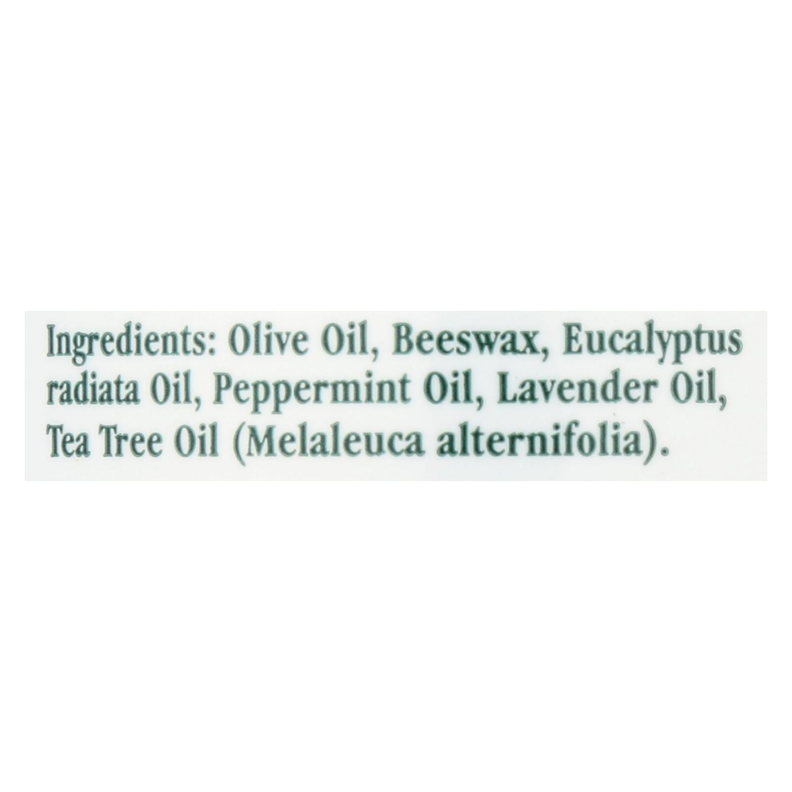 Buy Tea Tree Therapy Eucalyptus Chest Rub Eucalyptus Australiana Lavender Peppermint And Tea Tree Oil - 2 Oz  at OnlyNaturals.us