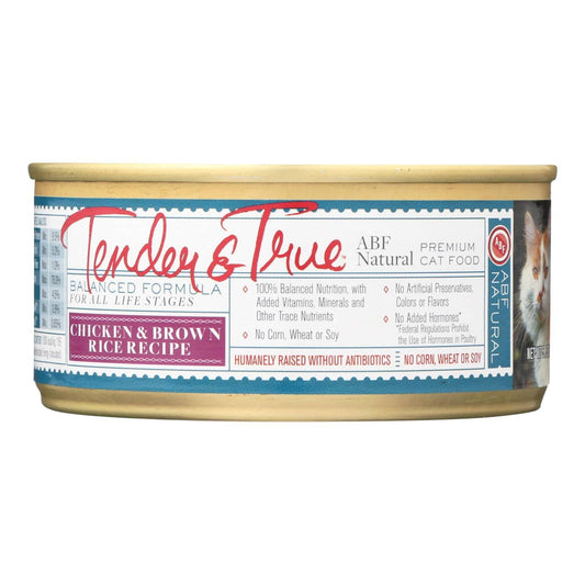 Buy Tender & True Cat Food Chicken And Brown Rice - Case Of 24 - 5.5 Oz  at OnlyNaturals.us