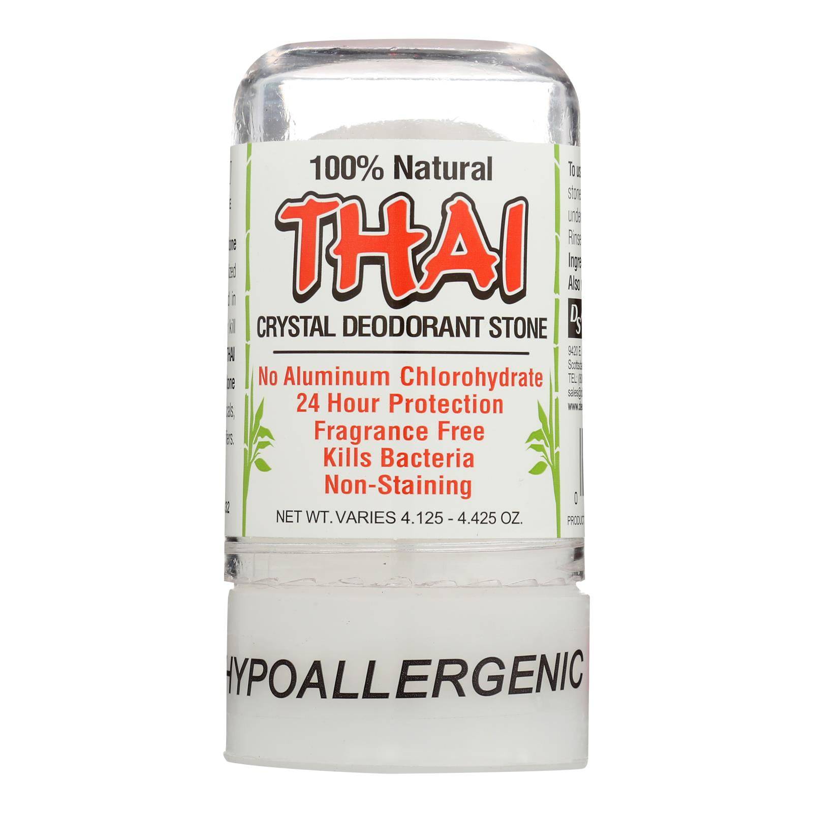 Thai Deodorant Stone Crystal Deodorant Stone - 4.25 Oz | OnlyNaturals.us