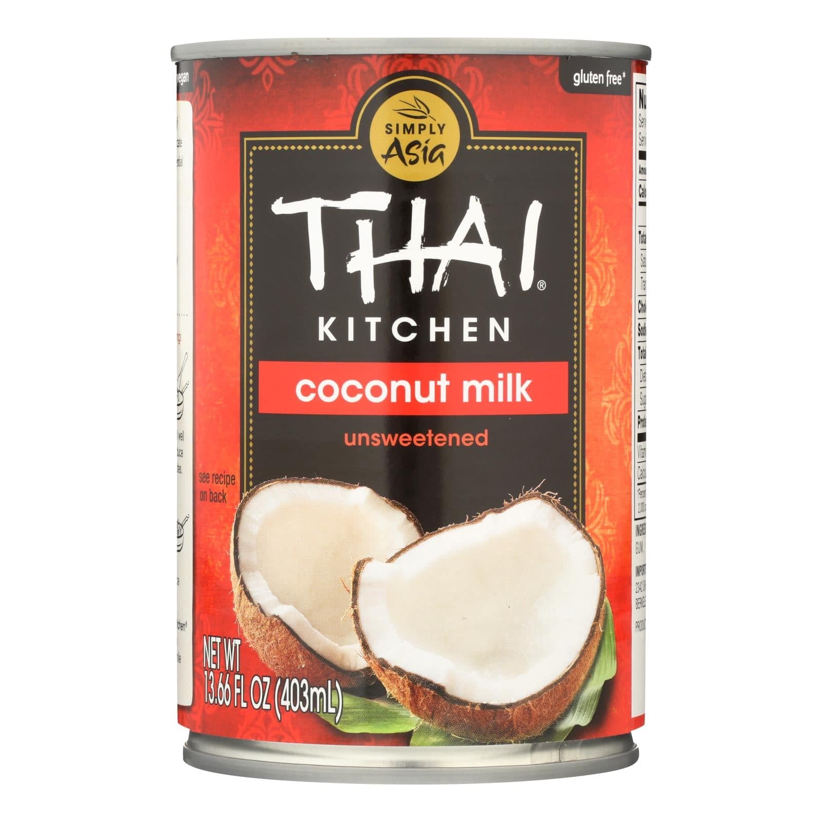 Thai Kitchen Coconut Milk - Case Of 12 - 13.66 Fl Oz. | OnlyNaturals.us