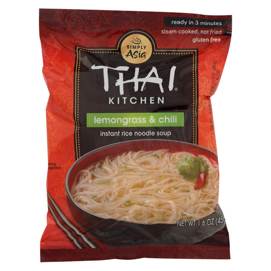 Buy Thai Kitchen Instant Rice Noodle Soup - Lemongrass And Chili - Medium - 1.6 Oz - Case Of 6  at OnlyNaturals.us