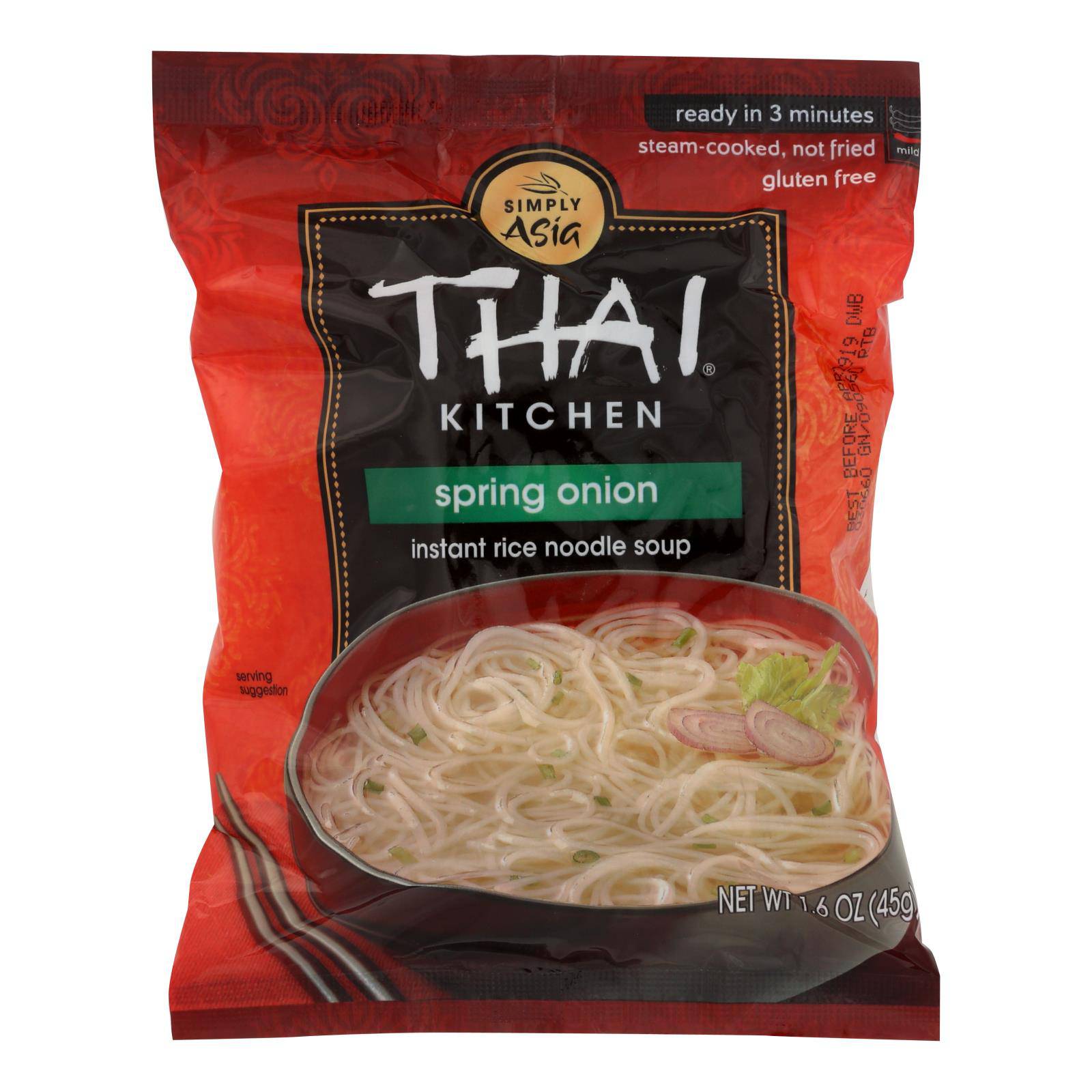 Buy Thai Kitchen Instant Rice Noodle Soup - Spring Onion - Mild - 1.6 Oz - Case Of 6  at OnlyNaturals.us