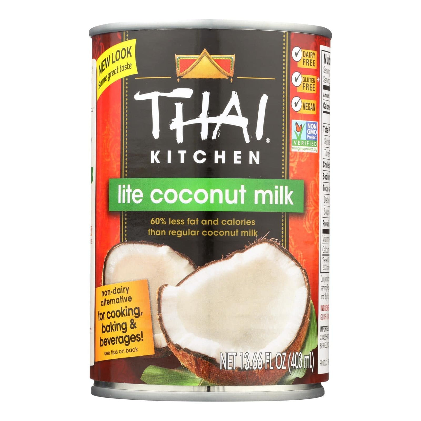 Buy Thai Kitchen Lite Coconut Milk - Case Of 12 - 13.66 Fl Oz.  at OnlyNaturals.us