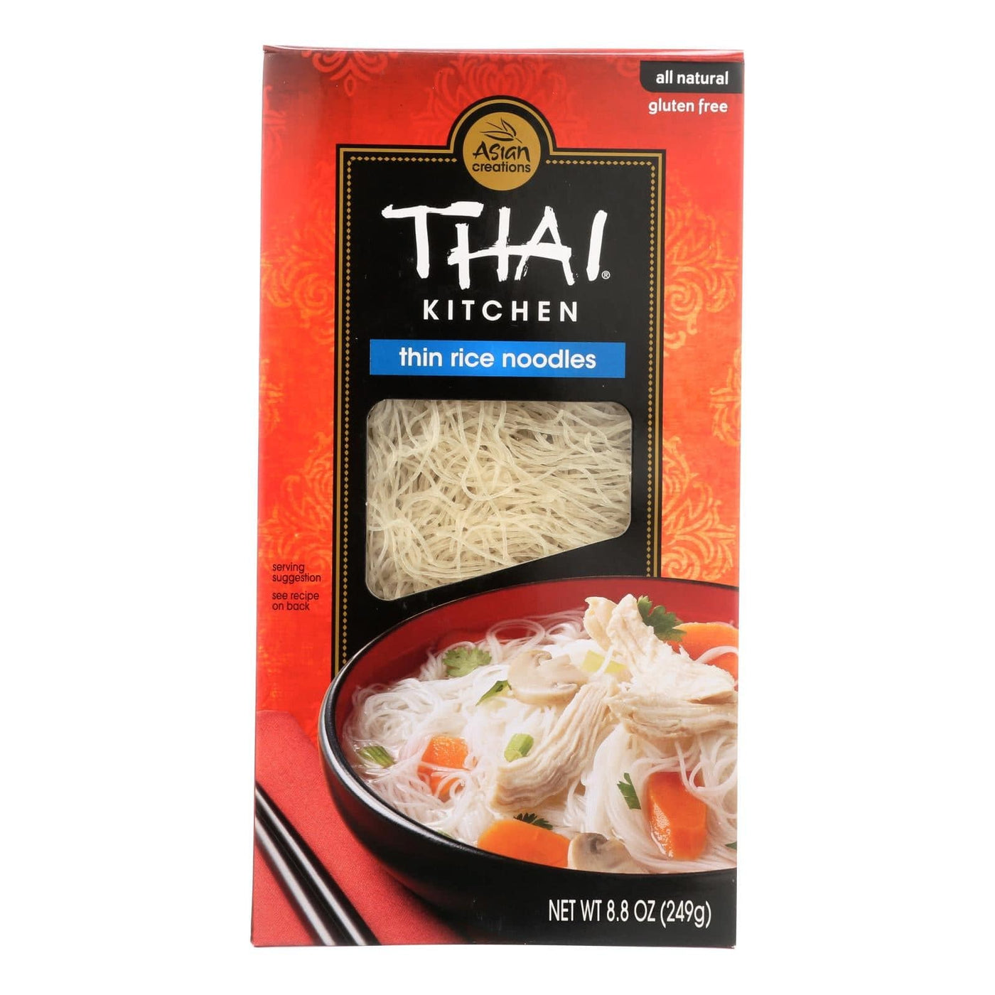 Buy Thai Kitchen Thin Rice Noodles - Case Of 12 - 8.8 Oz.  at OnlyNaturals.us