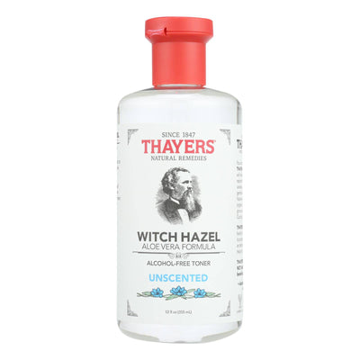 Thayers Witch Hazel With Aloe Vera Unscented - 12 Fl Oz | OnlyNaturals.us